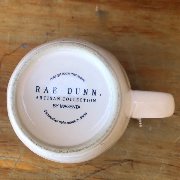 Rae Dunn American Flag Fourth of July Large 16oz Coffee Mug Tea Cup Red Interior - Picture 6 of 8